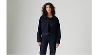 Shrunken '90s Western Trucker Jacket