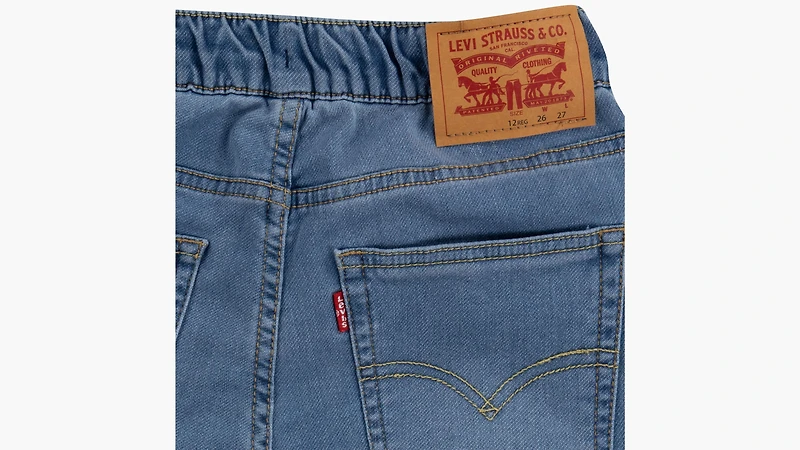 Pull On Skinny Fit Big Boys Pants 8-20