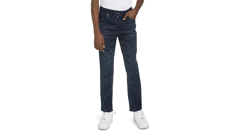 Skinny Fit Pull On Pants Big Boys 8-20