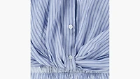 Twist Button Up Top Big Girls S-XL
