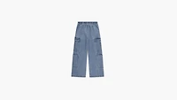 Denim Parachute Cargo Pant Big Girls S-XL