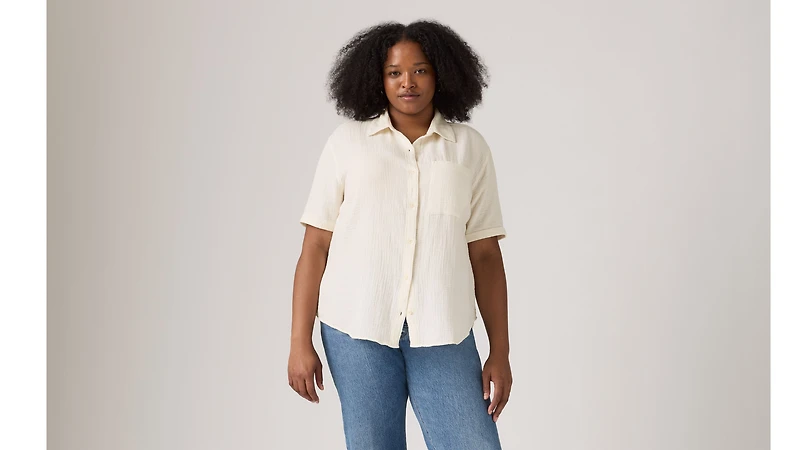 Darlene Short Sleeve Shirt (Plus Size)