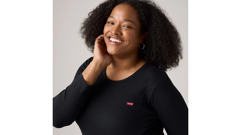 Hayes Long-Sleeve T-Shirt (Plus Size)