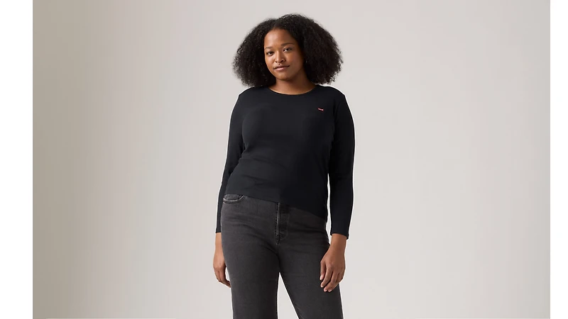Hayes Long-Sleeve T-Shirt (Plus Size)