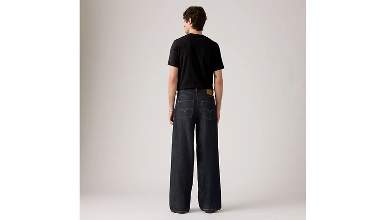 Twisted Baggy Wide Leg Men's Jeans