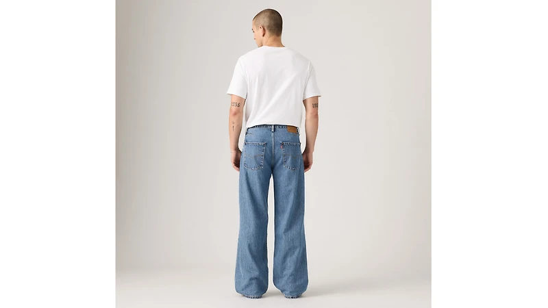 Twisted Baggy Wide Leg Men's Jeans
