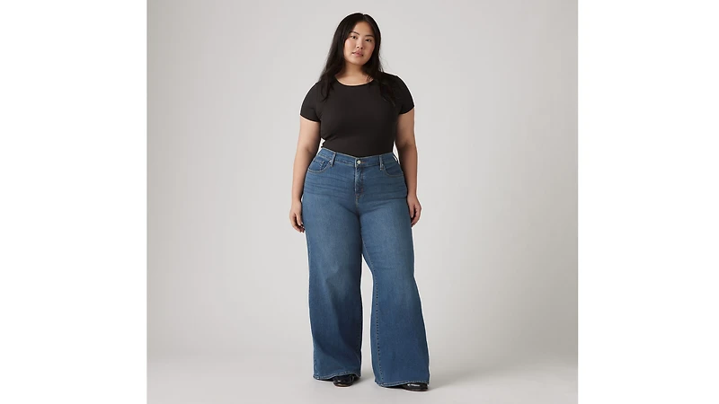 318 Shaping Wide Leg Women's Jeans (Plus Size