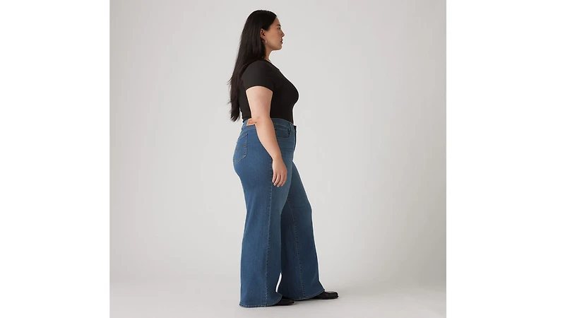 318 Shaping Wide Leg Women's Jeans (Plus Size