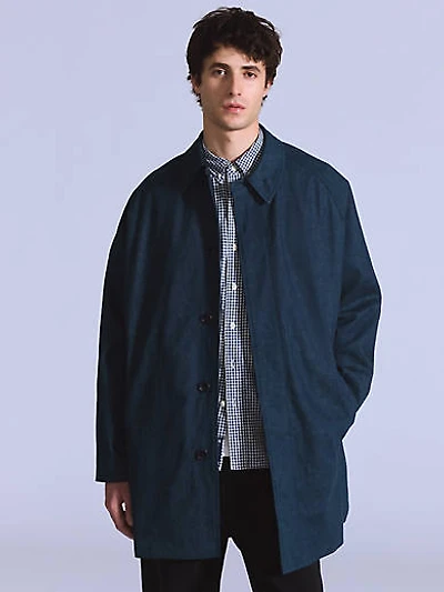 Denim Mac Coat