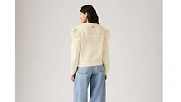 Shane Flutter Sleeve Sweater