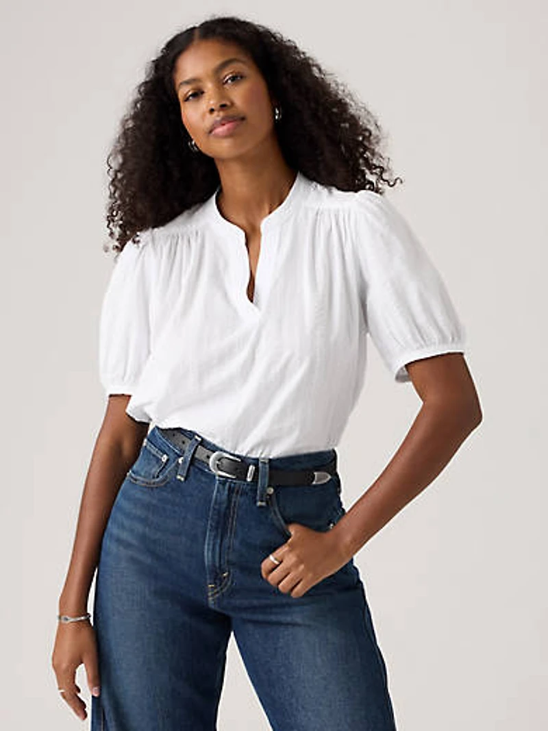 Amelie Poplin Blouse