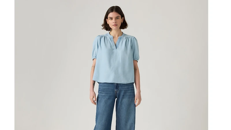Amelie Poplin Blouse