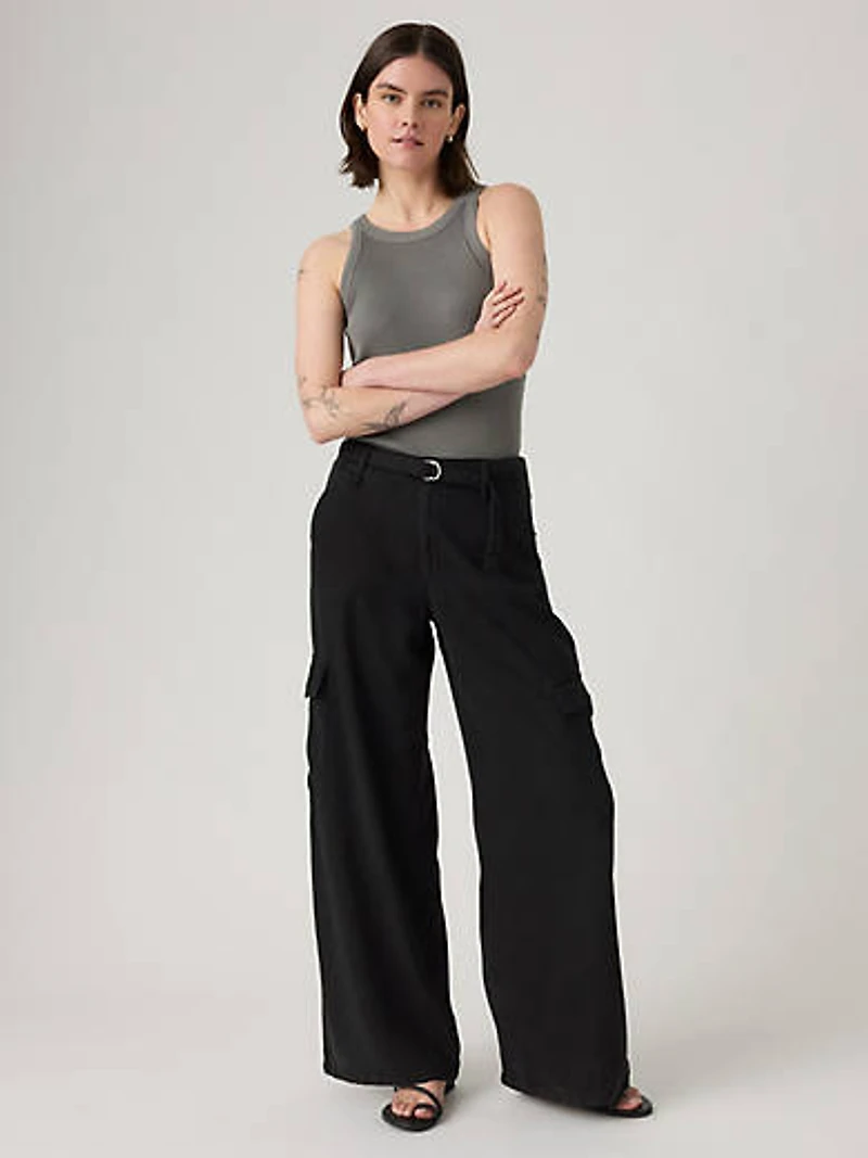 Baggy Dad Cargo Women's Pants
