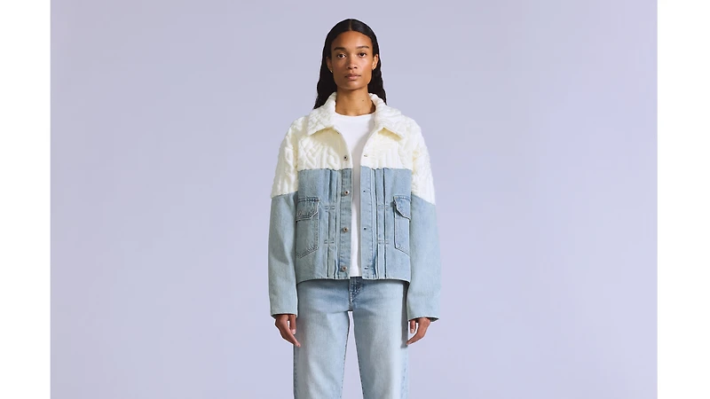 Aran Trucker Jacket