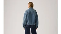 Balloon Sleeve Trucker Jacket