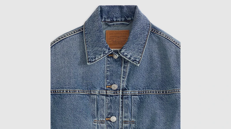 Balloon Sleeve Trucker Jacket