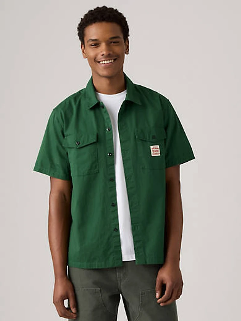 Short-Sleeve Worker Shirt