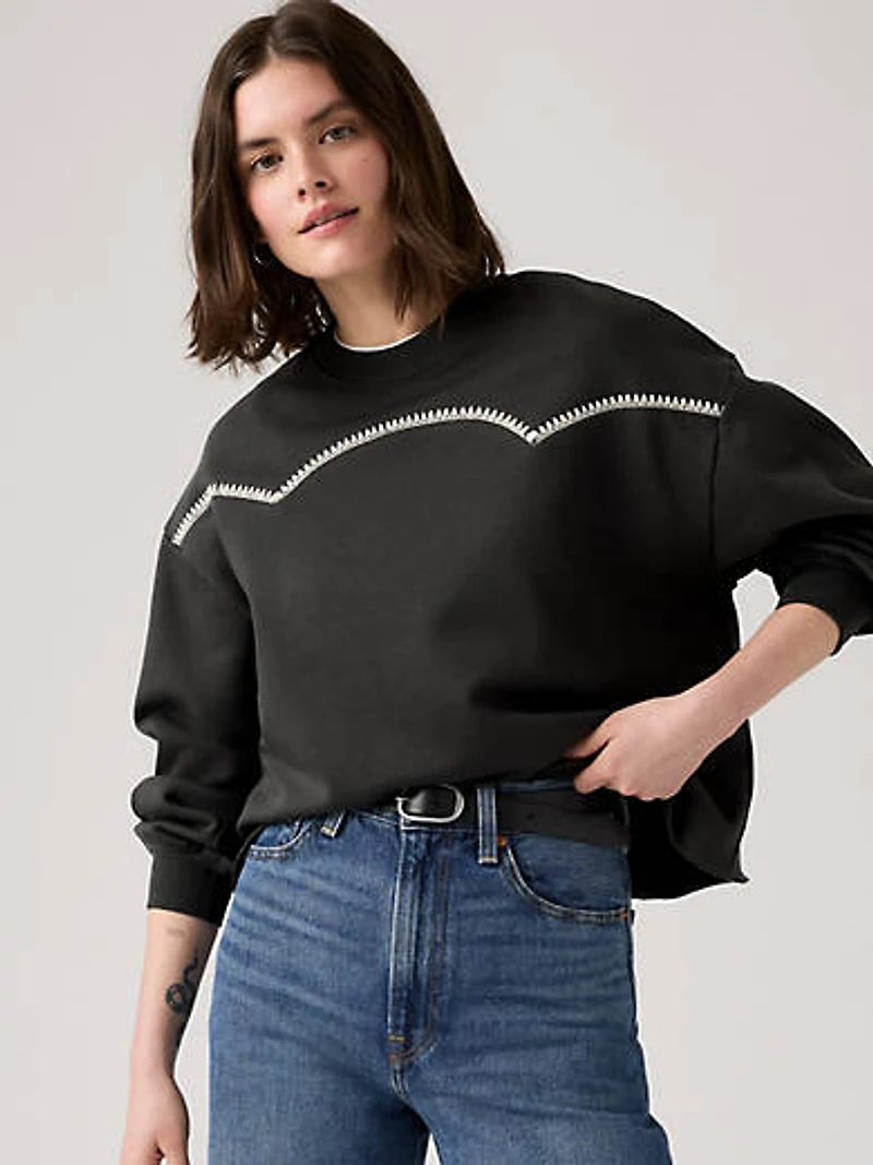 Leo Western Yolk Sweatshirt