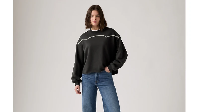 Leo Western Yolk Sweatshirt