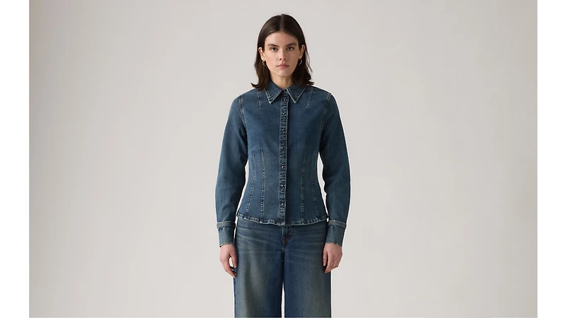 Long-Sleeve Shaped Shirt