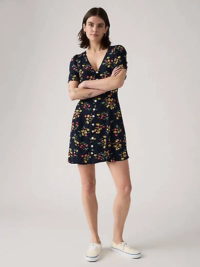 Gianni Short-Sleeve Mini Dress