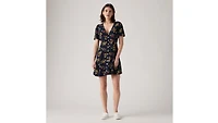 Gianni Short-Sleeve Mini Dress