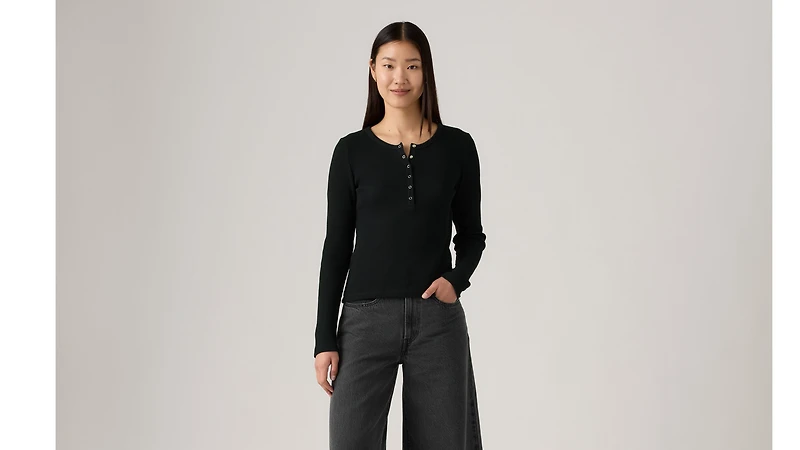 Dry Goods Women's Waffle Henley
