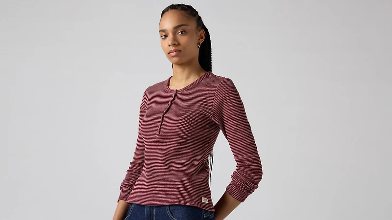 Dry Goods Women's Waffle Henley