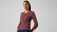 Dry Goods Women's Waffle Henley