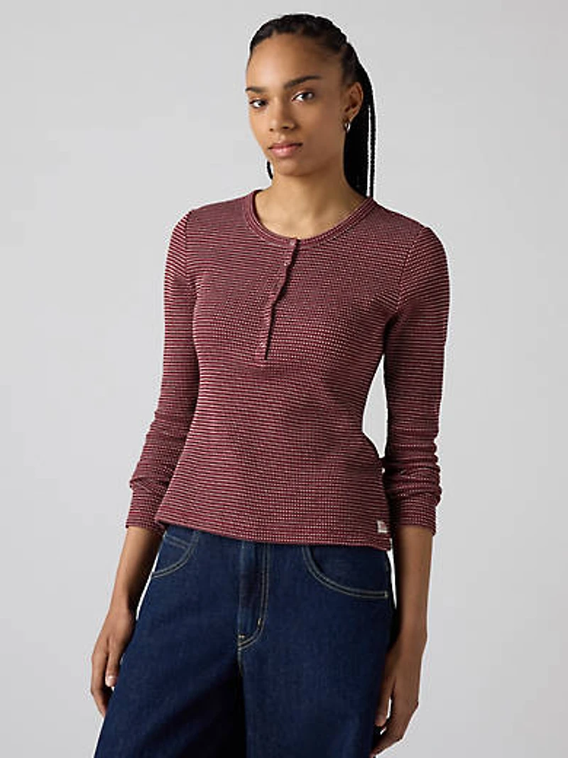 Dry Goods Women's Waffle Henley