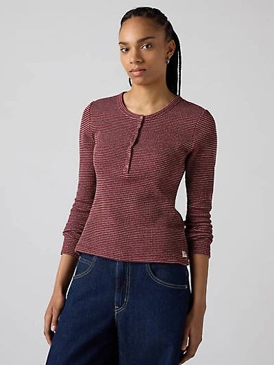 Dry Goods Women's Waffle Henley