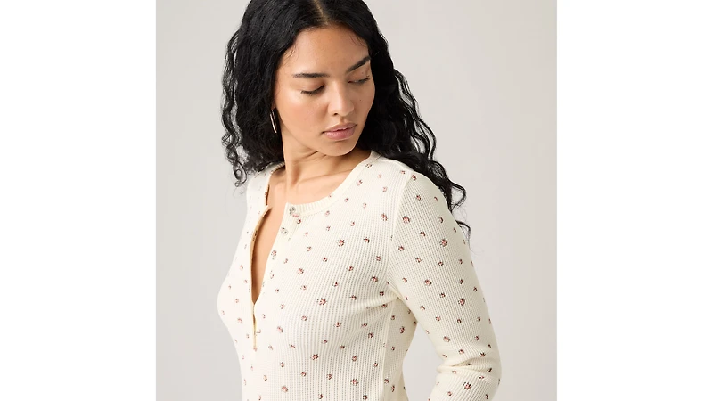 Dry Goods Women's Waffle Henley