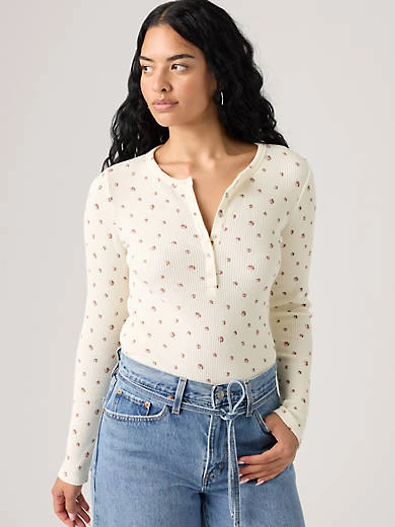 Dry Goods Women's Waffle Henley