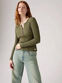 Dry Goods Women's Waffle Henley