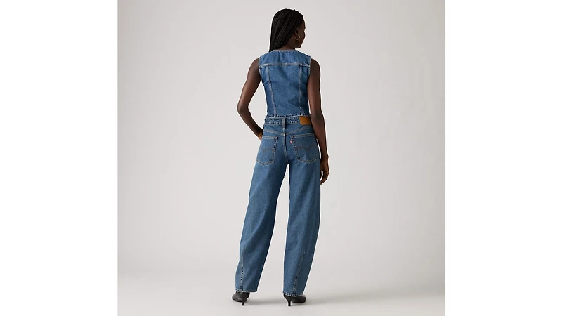 Barrel Saddle Back Women's Jeans