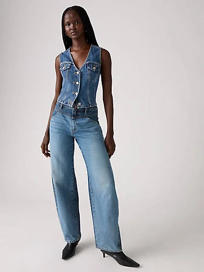 Barrel Saddle Back Women's Jeans
