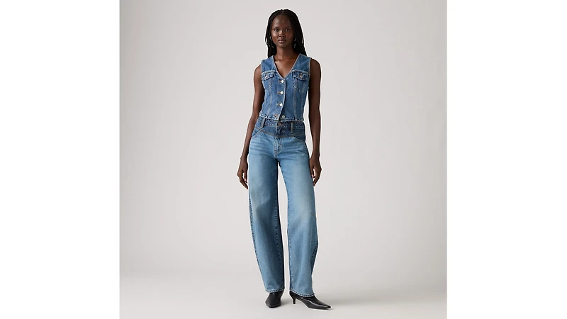 Barrel Saddle Back Women's Jeans