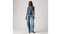 Barrel Saddle Back Women's Jeans
