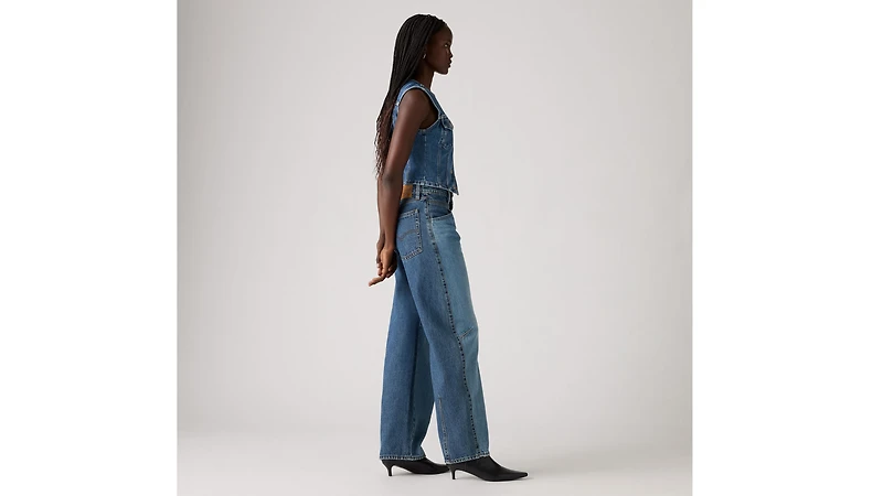 Barrel Saddle Back Women's Jeans