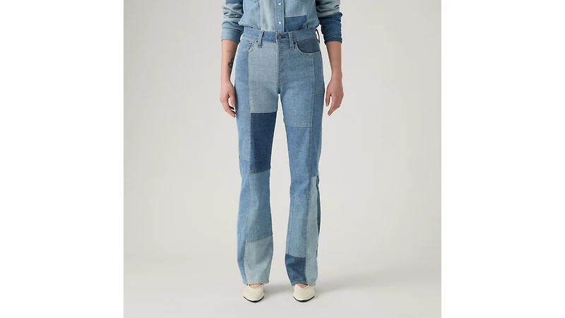 Wedgie Bootcut Patchwork Women's Jeans