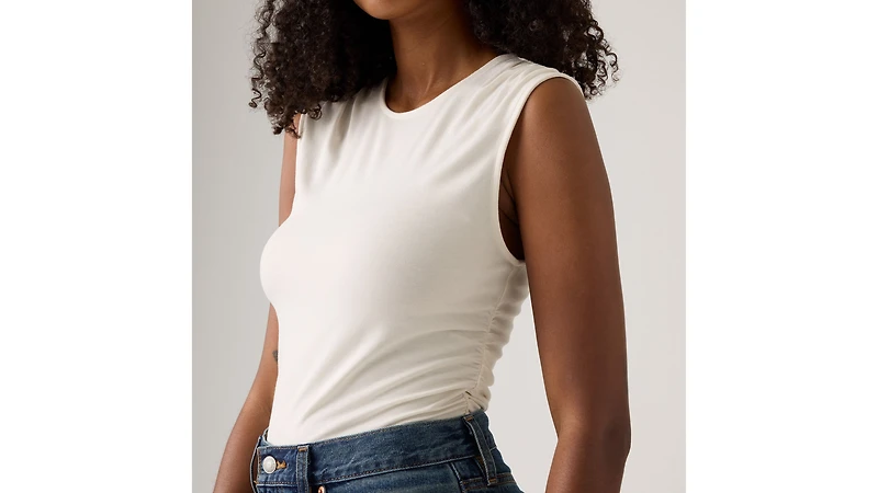 Crystal Ruched Top