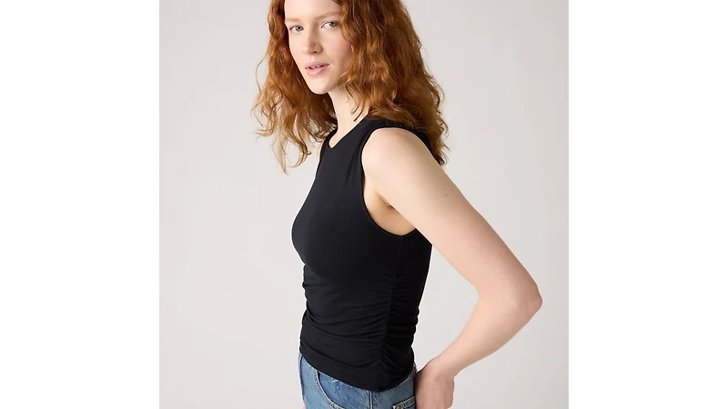 Crystal Ruched Top