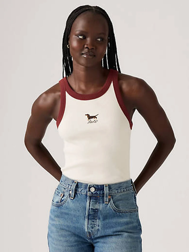 Graphic Essential Racer Tank