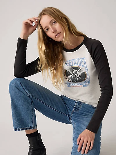 Graphic Essential Raglan Long-Sleeve T-Shirt