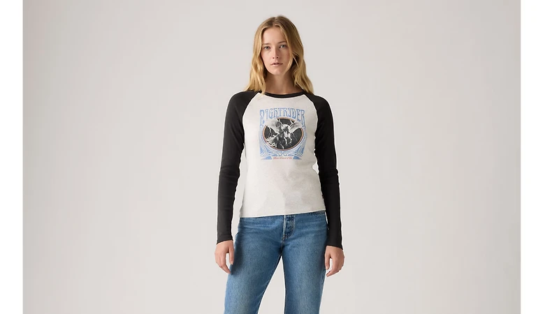 Graphic Essential Raglan Long-Sleeve T-Shirt