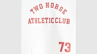 Two Horse Boxy Hoodie Sweatshirt