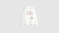 Two Horse Boxy Hoodie Sweatshirt