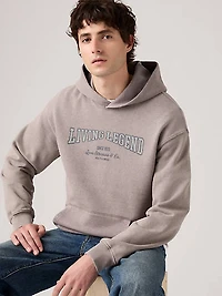 Two Horse Boxy Hoodie Sweatshirt
