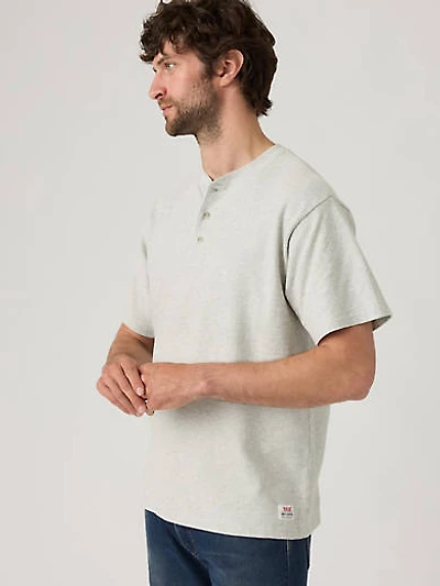 Short-Sleeve Dry Goods Henley