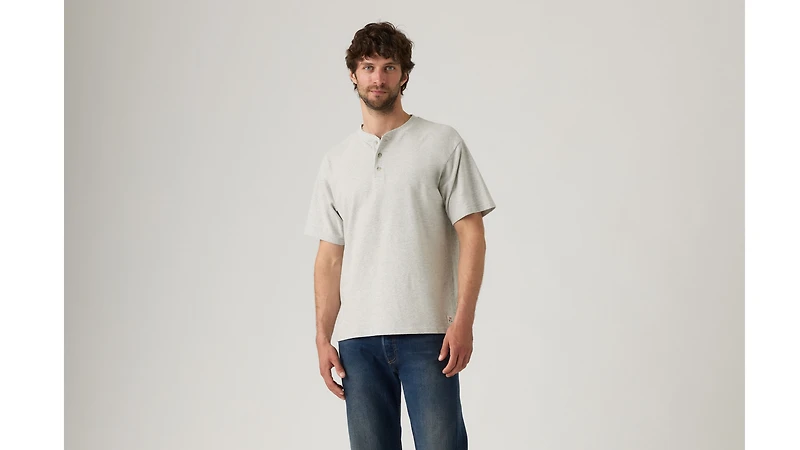 Short-Sleeve Dry Goods Henley